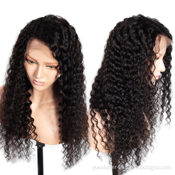 Deep Wave 360 Wig Fast Shipping Deep Curly Wave Brazilian Human Hair Cuticle Aligned Baby Hair  Lace Frontal Wig
